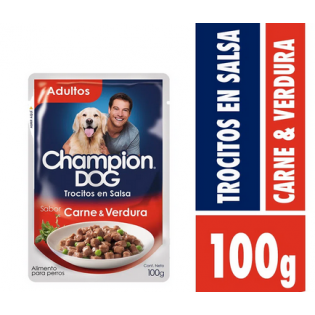 SACHET CHAMPION DOG CARNE 100Gr.