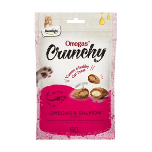 OMEGAS CRUNCHY SALMON. DENTALIGHT 60g.